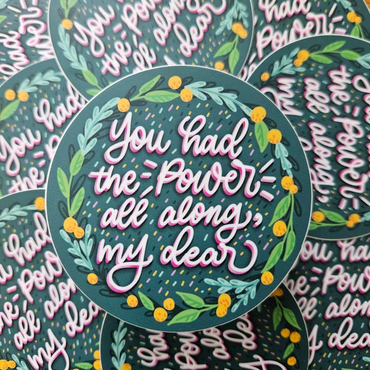 Nerd Lady Designs - Wholesale Sticker - The Power All Along Oz Sticker4