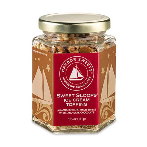 Sweet Sloops Crunch - Ice Cream Toppings & Sauces 5 1/3 oz for wholesale by Harbor Sweets Chocolates