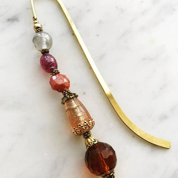 Carmen Miller Jewellery - Wholesale Bookmark - Handmade Vintage Bohemian Glass Beads Bookmark2