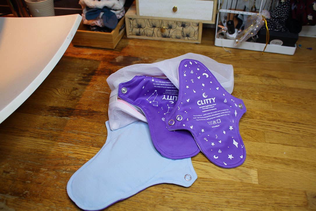 Clitty - Vente Culotte menstruelle – femme - Cavally - Serviette hygiénique lavable flux moyen à abondant2