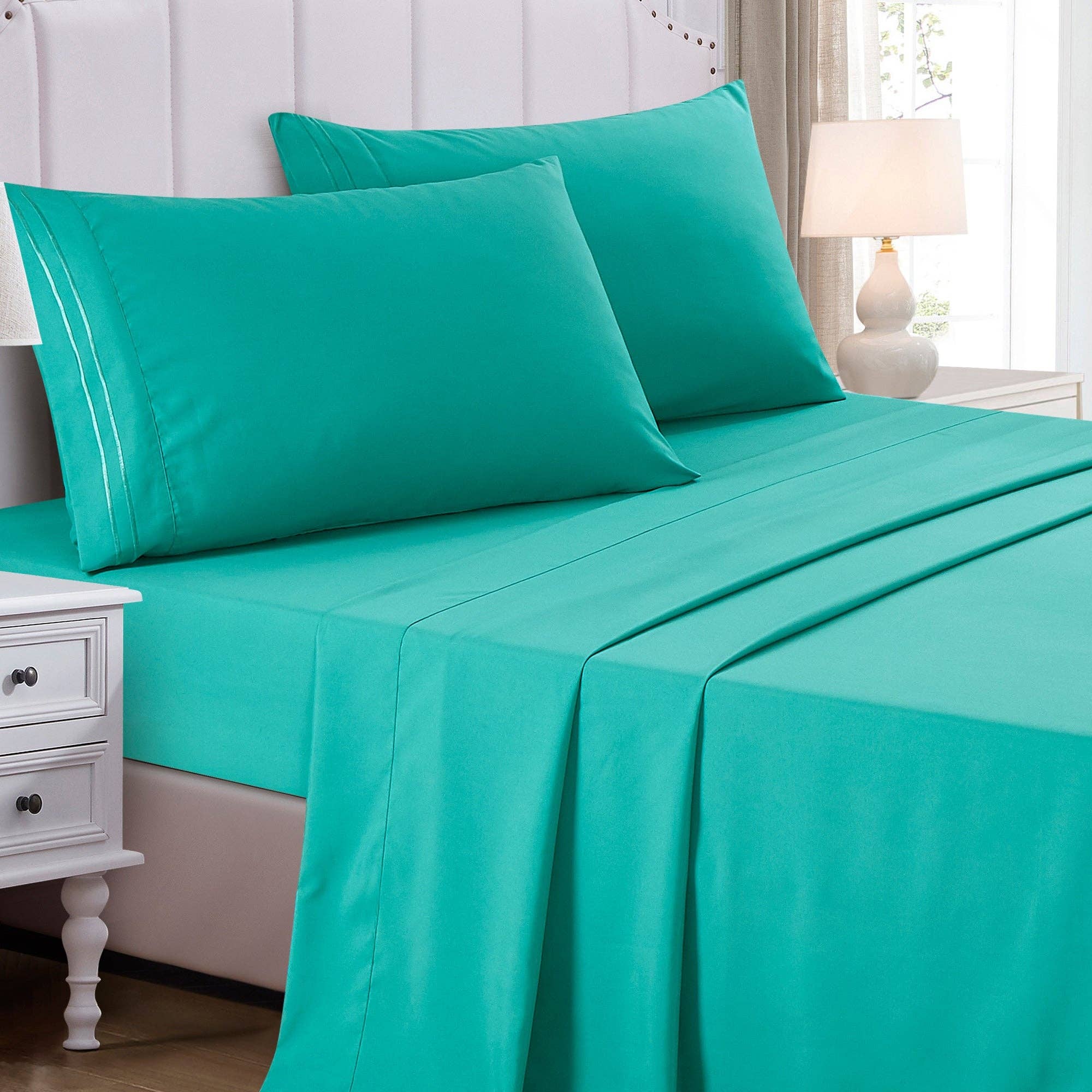 Linen Mart – wholesale Sheet set – Soft Microfiber Deep Pocket Bed Sheets - 4 Piece Set16