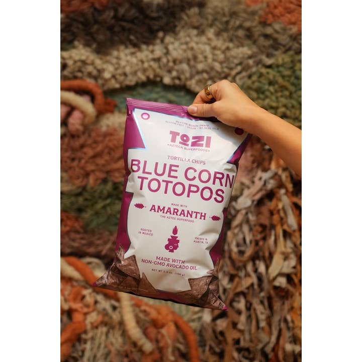 Tozi Superfoods - Wholesale Chips - Tozi Blue Corn & Amaranth Totopos (Tortilla Chips)3