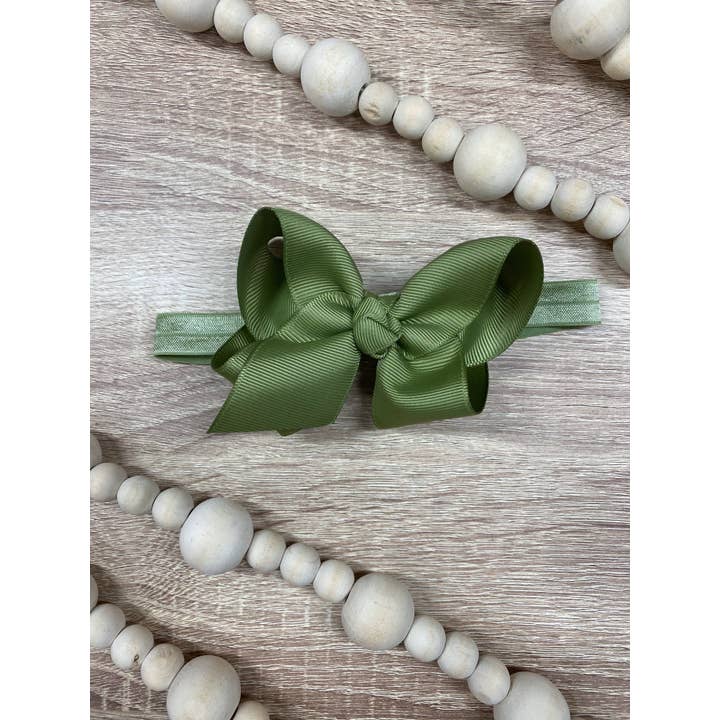The Hair Bow Company - Wholesale Hair Bow - Kids - Essential Grosgrain Hair Bow - Headband - 4"