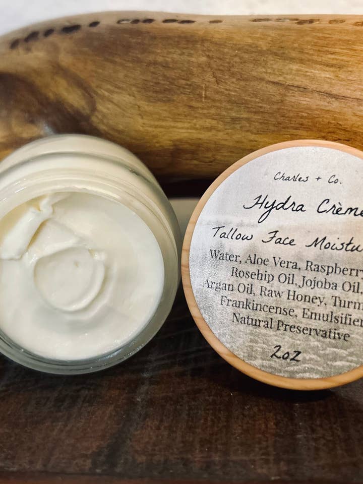Tallow Hydra Crème for wholesale by Charles & Co. Organic Skincare