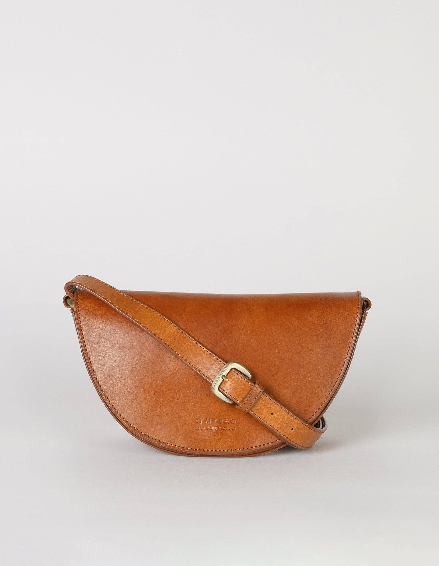 O My Bag - Wholesale Crossbody Bag - Women's - Laura - Cognac Classic Leather1
