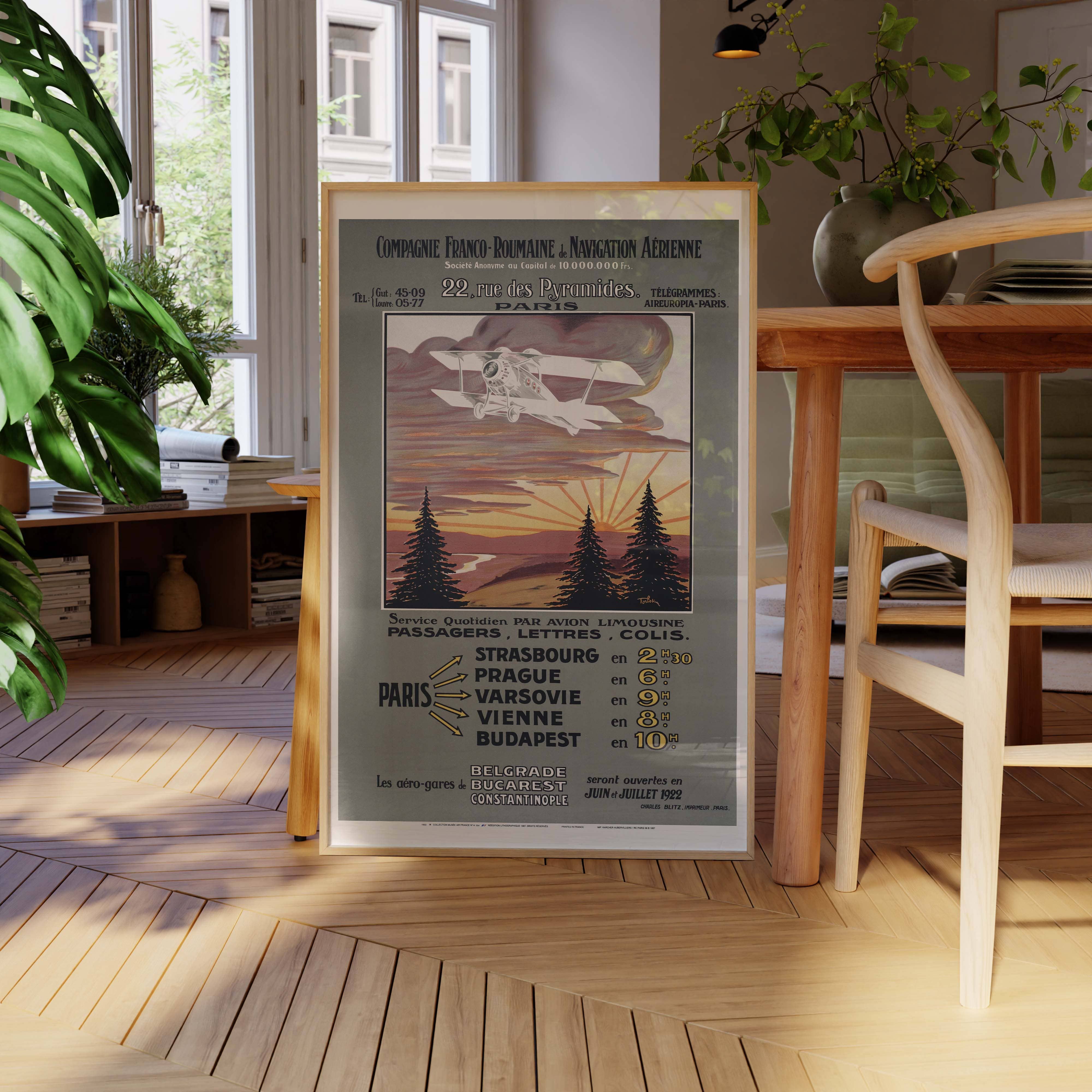 Oneart - Wholesale Poster - Poster of the Franco-Romanian Air Navigation Company4
