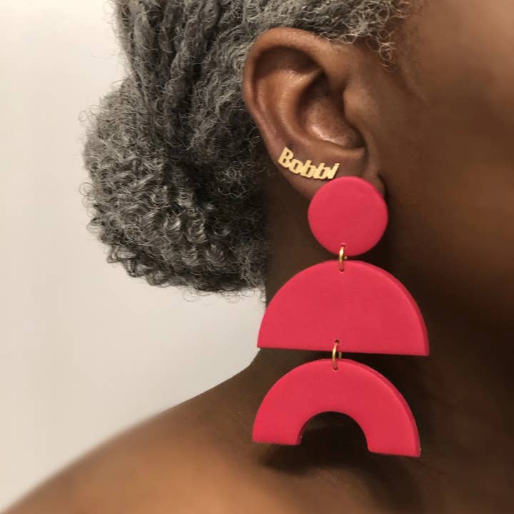 Elise - Rose pour la vente par Bobbi Made This