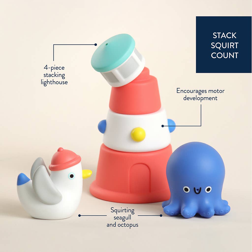 Itzy Ritzy Canada - Vente Jouet pour le bain – bébé - Itzy Stack & Squirt™6