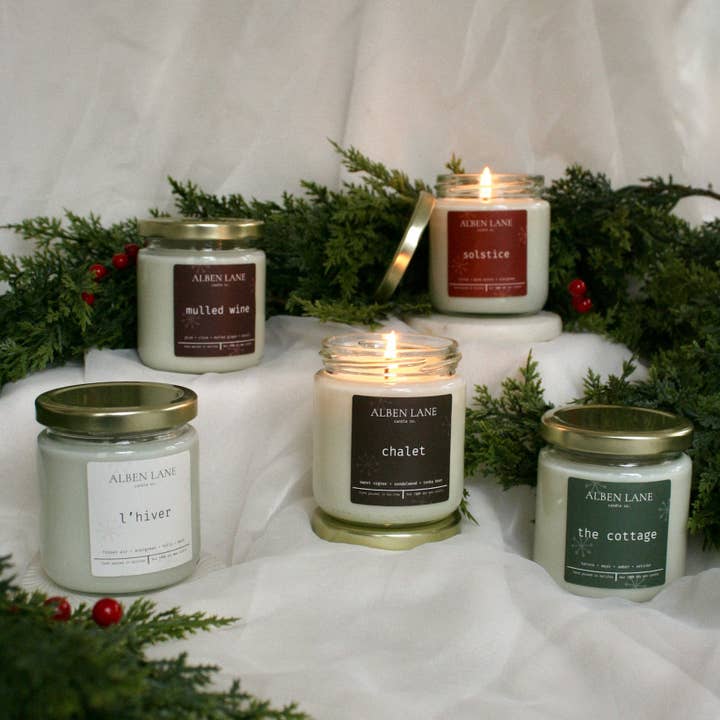 the ultimate holiday bundle for wholesale by Alben Lane Candle Co.