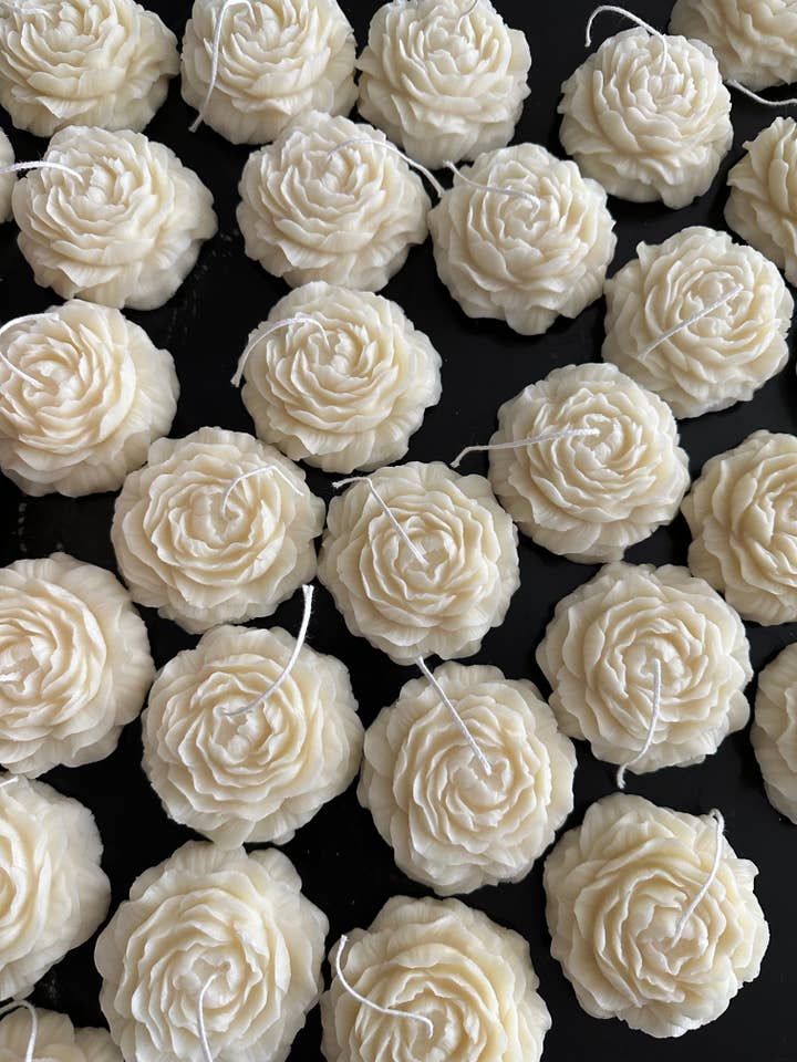 Klassisk Pæon Duftlys (1 stk) for engroshandel hos LA AROMA CANDLE CO.