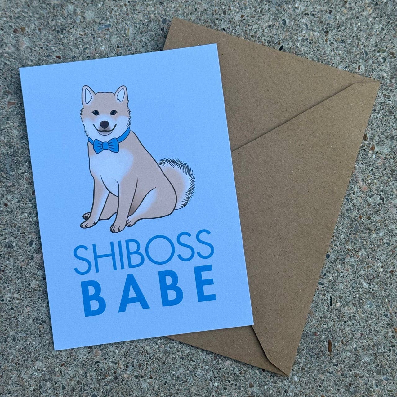 LOLLYPOPARTSTUDIO - Wholesale Everyday Greeting Card - Carte Shiba « Shiboss Babe »4