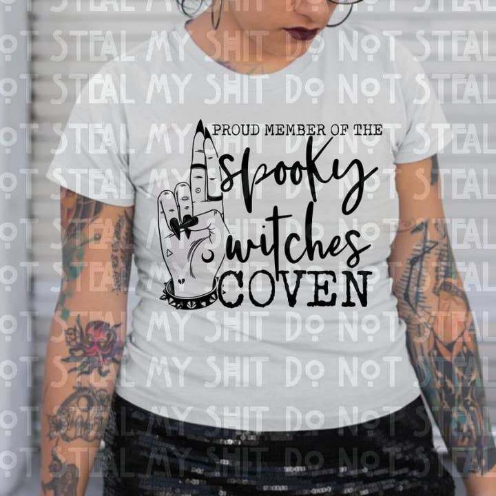 Proud Member of the Spooky Witches Coven DTF for wholesale by Ruby Rave