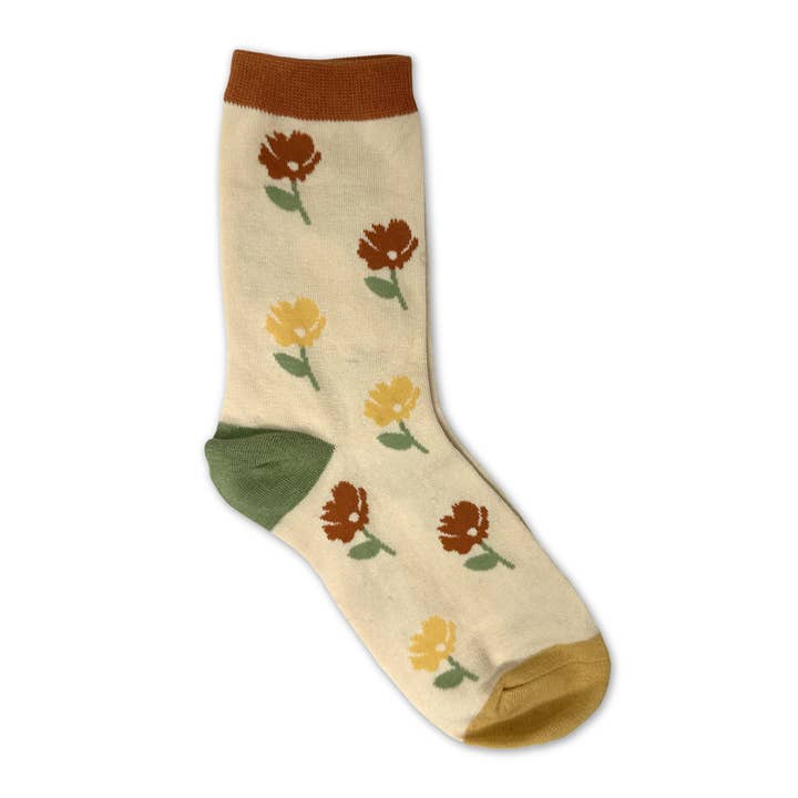 Floral Spring Blanchett Socks – Fresh & Fun for Everyday Wea for wholesale by Rainbow Unicorn Birthday Surprise