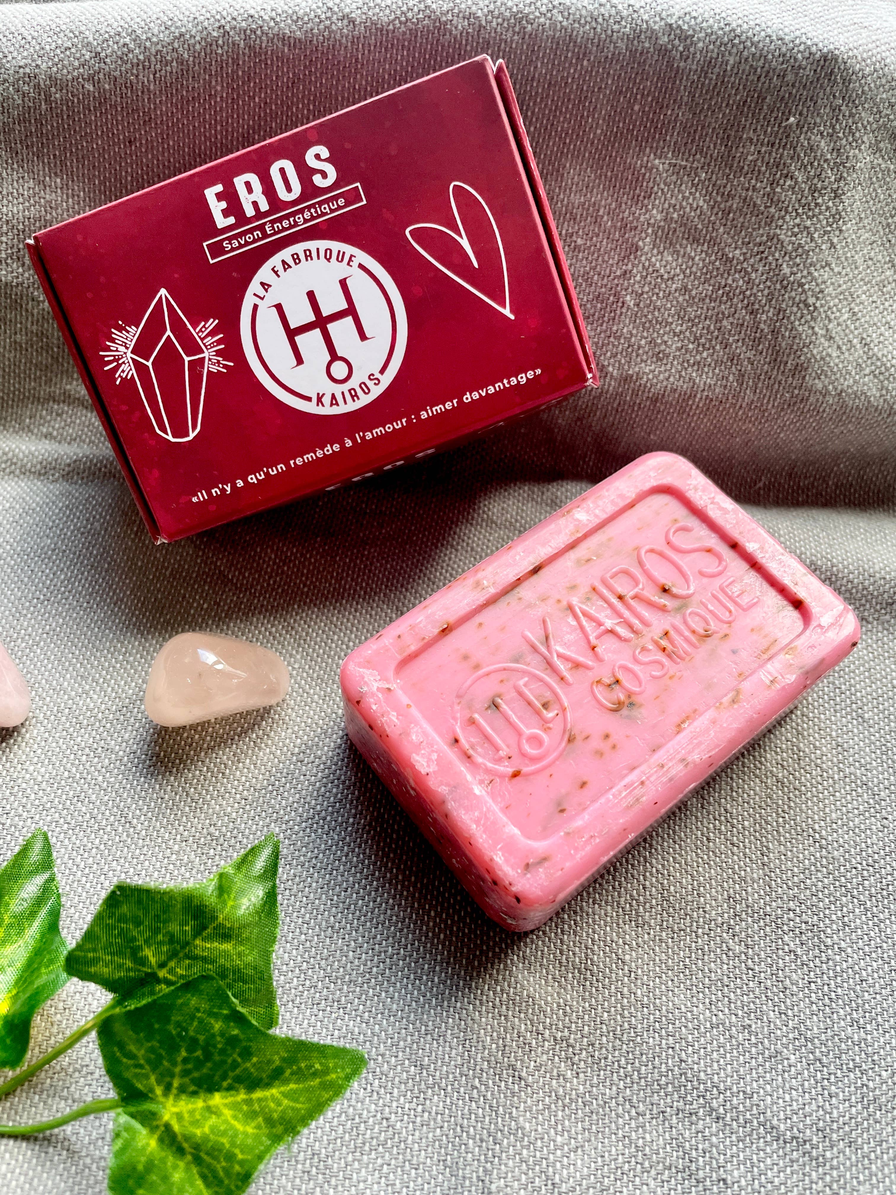 FABRIQUE DE KAIROS - Vendita all'ingrosso Saponette - Sapone energiaco alla rosa con quarzo rosa6