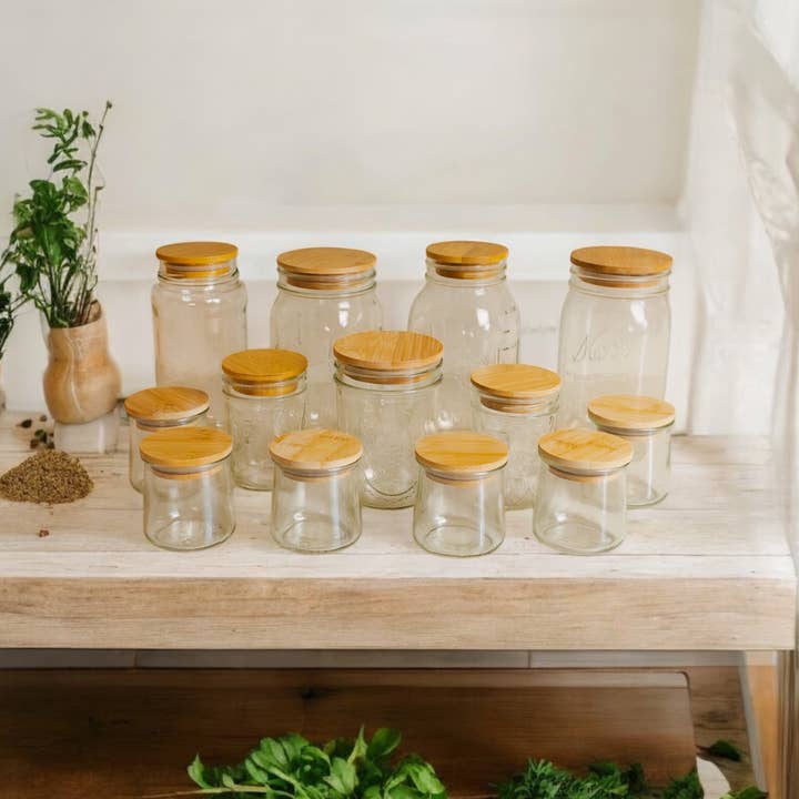 Bamboo Switch - Wholesale Food Storage Container - Bamboo Mason Jar Lids | Summer Bestseller