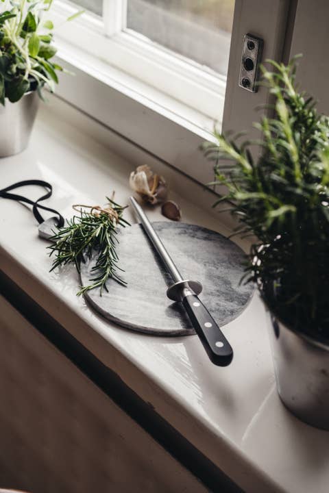 HEIROL - Vendita all'ingrosso Affilacoltelli - ASTA DA LEVIGATURA DIAMANTATA 20 cm1