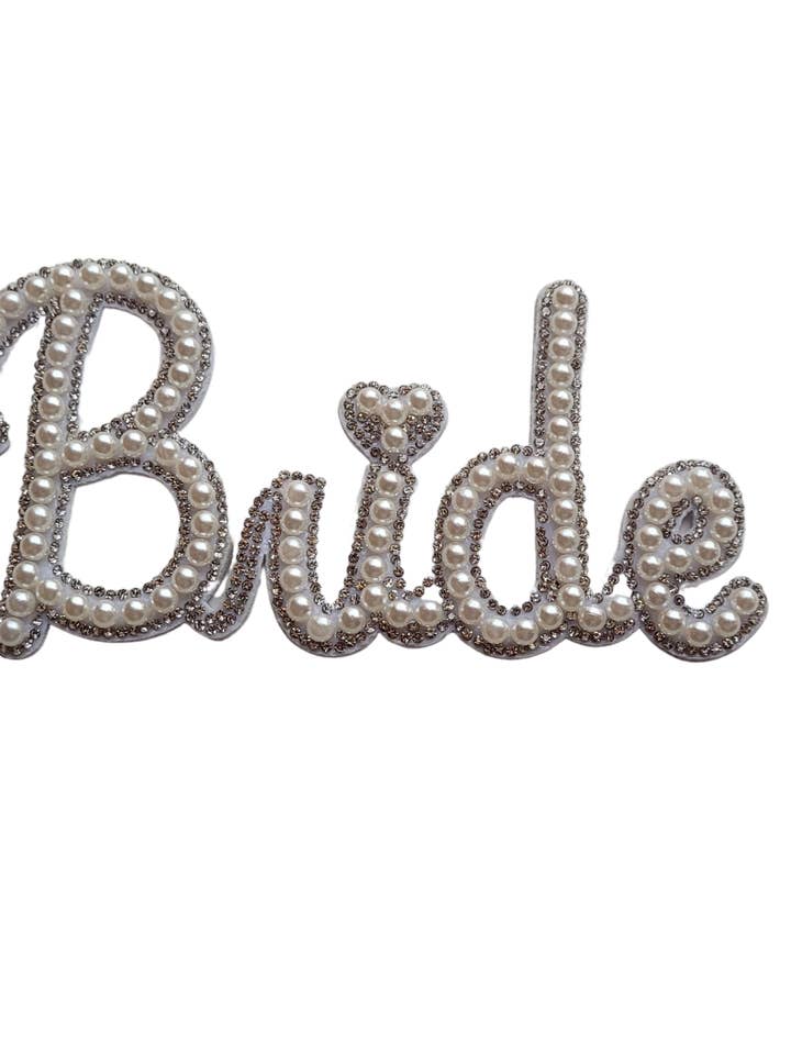 Bride Pearl Patch for wholesale by Happy Barb LLC