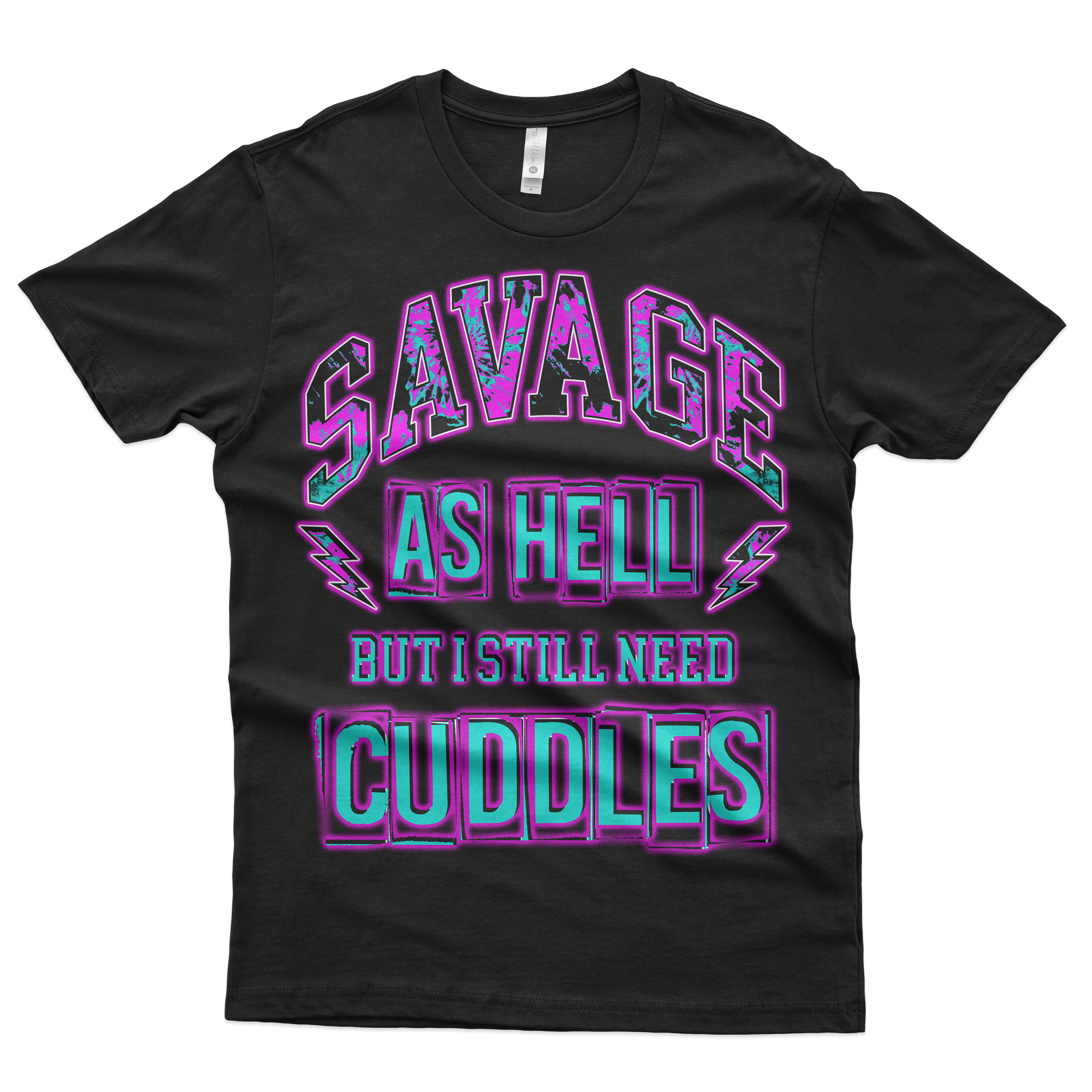 Heart on the Line Designs - Wholesale Sublimation Transfer - Savage As Hell0