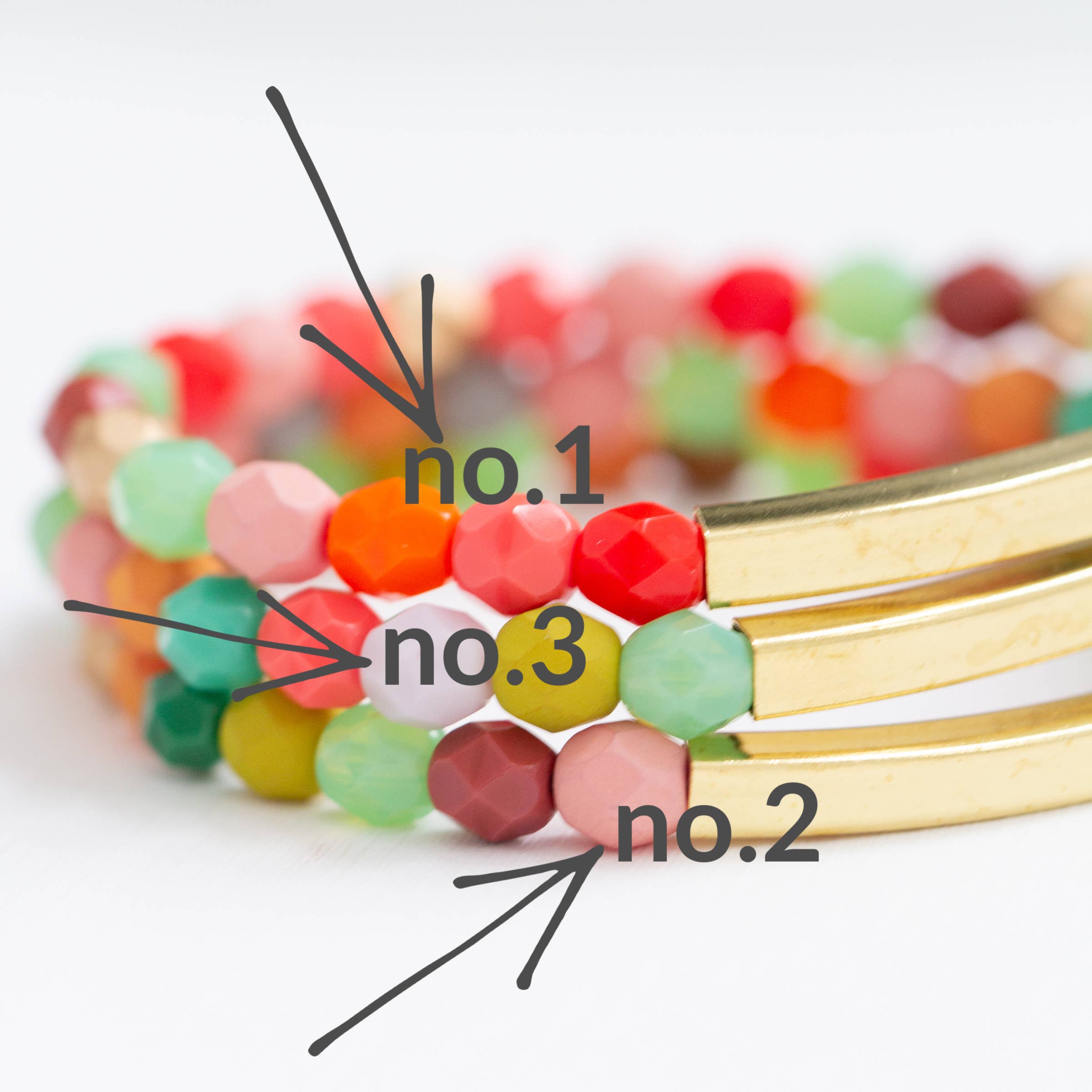 Nest Pretty Things - Wholesale Beaded Bracelet - Good Vibes Colorful Stacking bracelets1