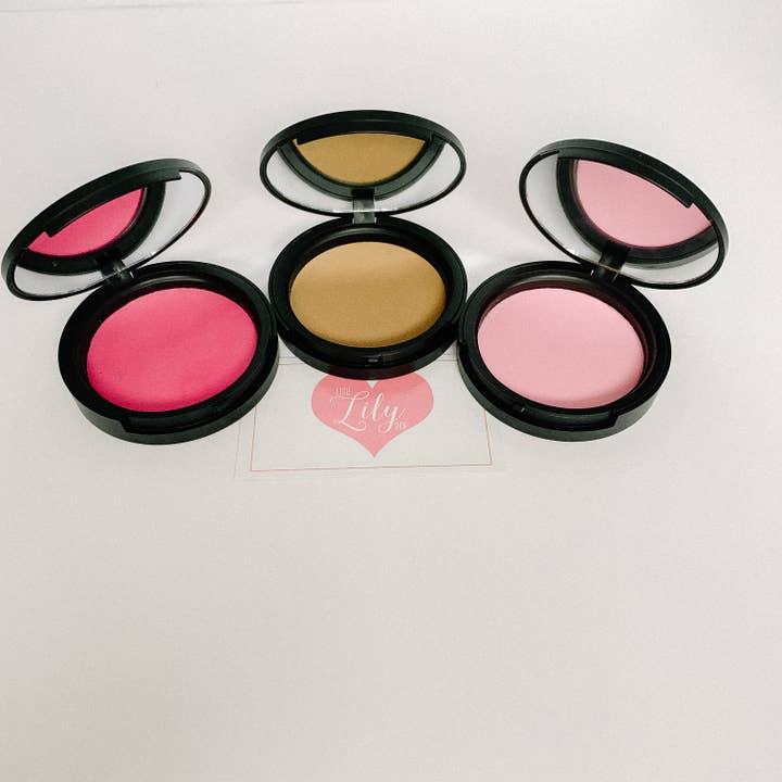 Foundation or Blush Compact with Mirror for wholesale by Little Lily Shop