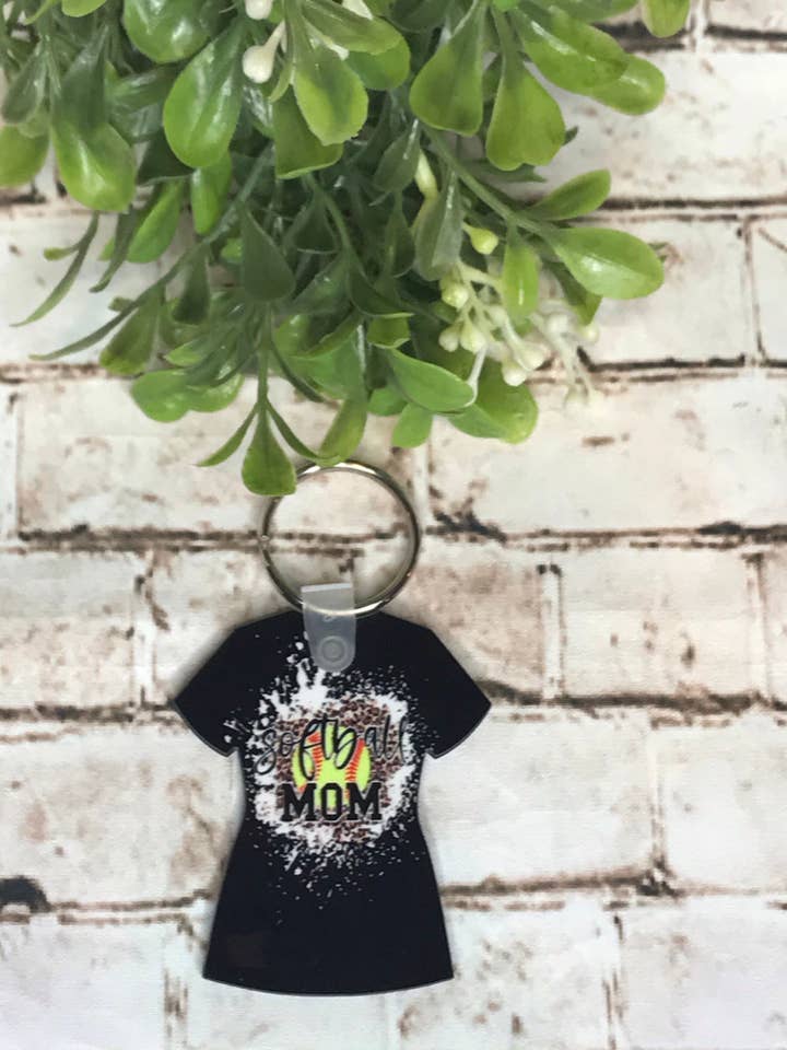 Softball Mom Keychain for wholesale by A Deane Dream