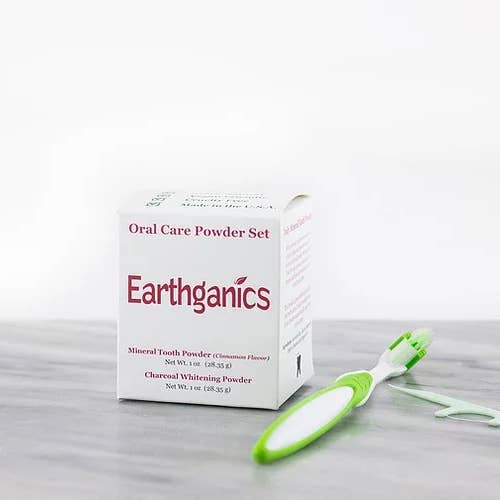 Natural Oral Care Powder Set for wholesale by Earthganics