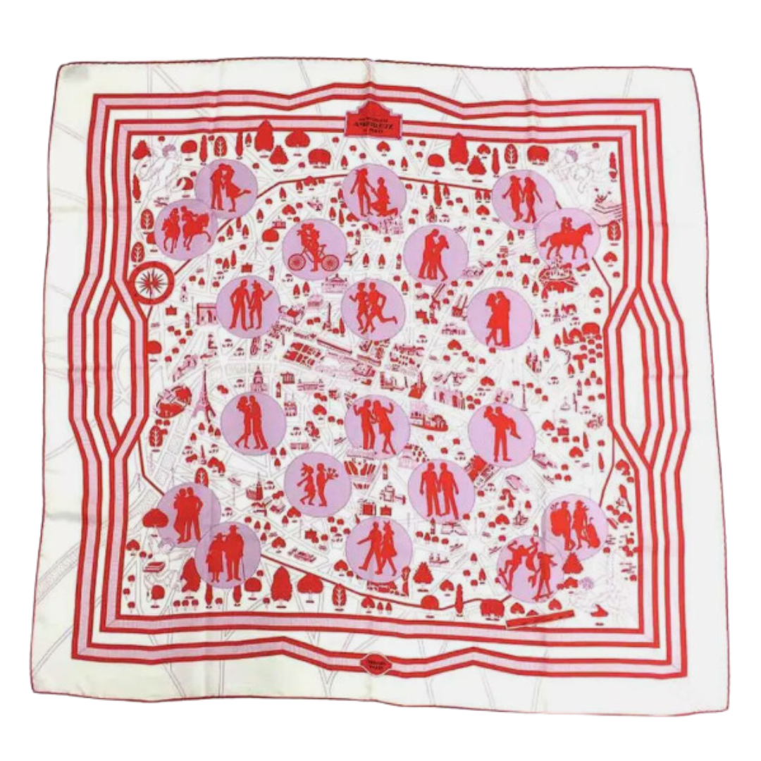 Vintage Luxe Up - Wholesale Pouch - Women's - Nouveaux Amoureux de Paris Vintage Scarf All-Around Bag2