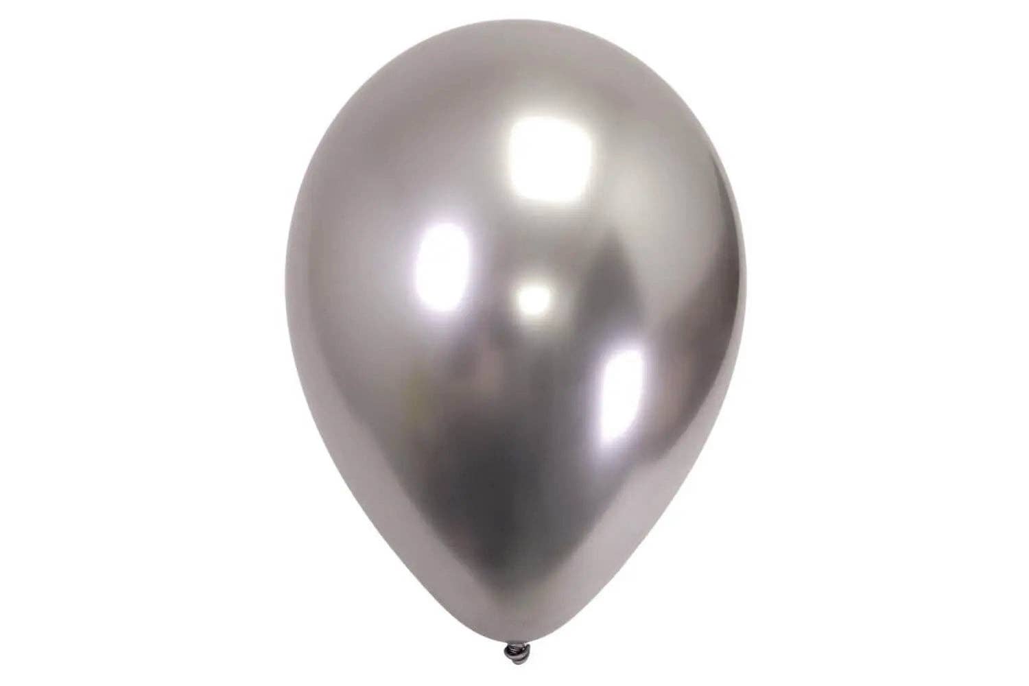Party Expo, LLC - Wholesale Balloon - Sempertex - 5" Reflex Silver Latex Balloons (50pcs)1