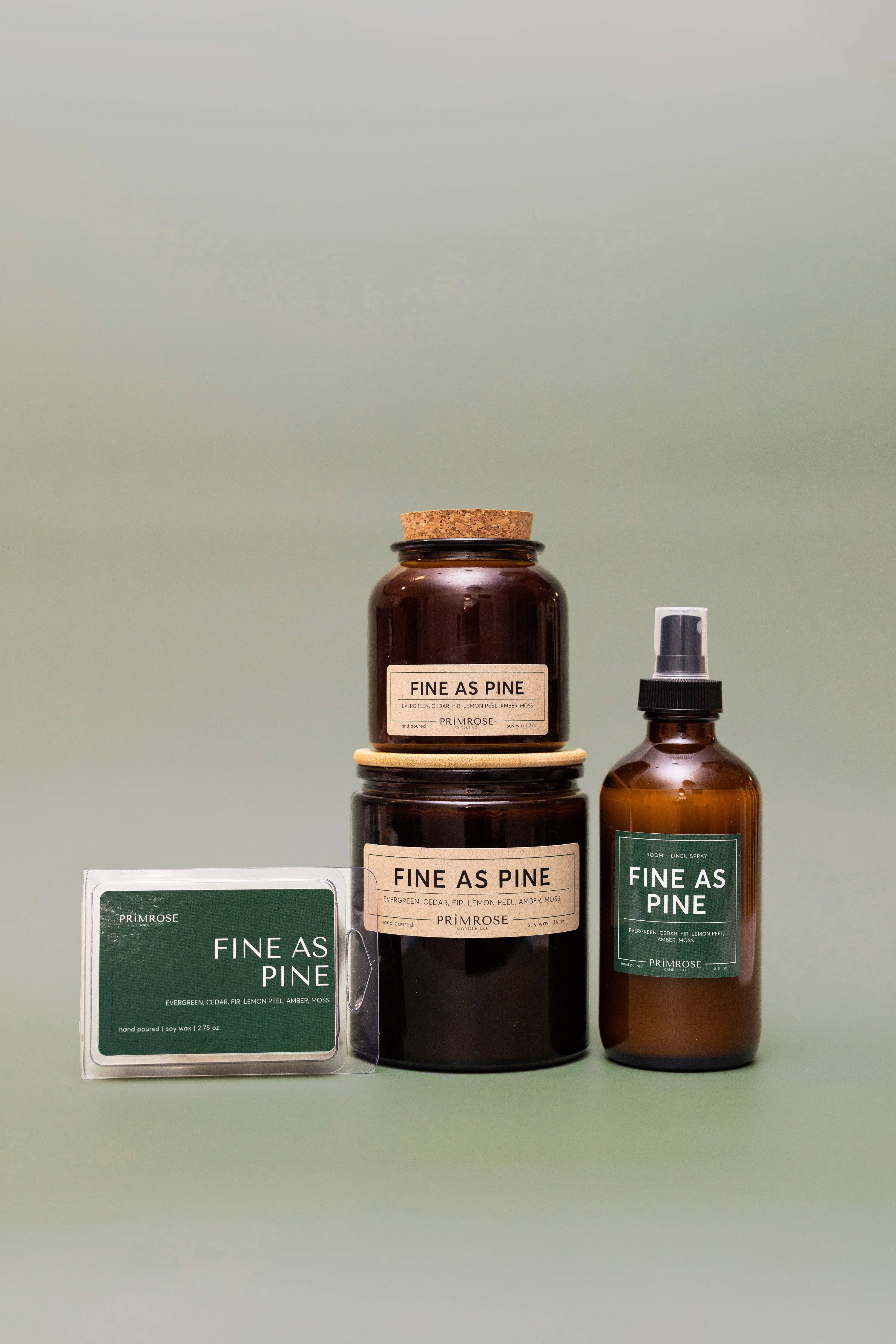 Primrose Candle Company - Wholesale Jar/Filled Candle - FINE AS PINE1