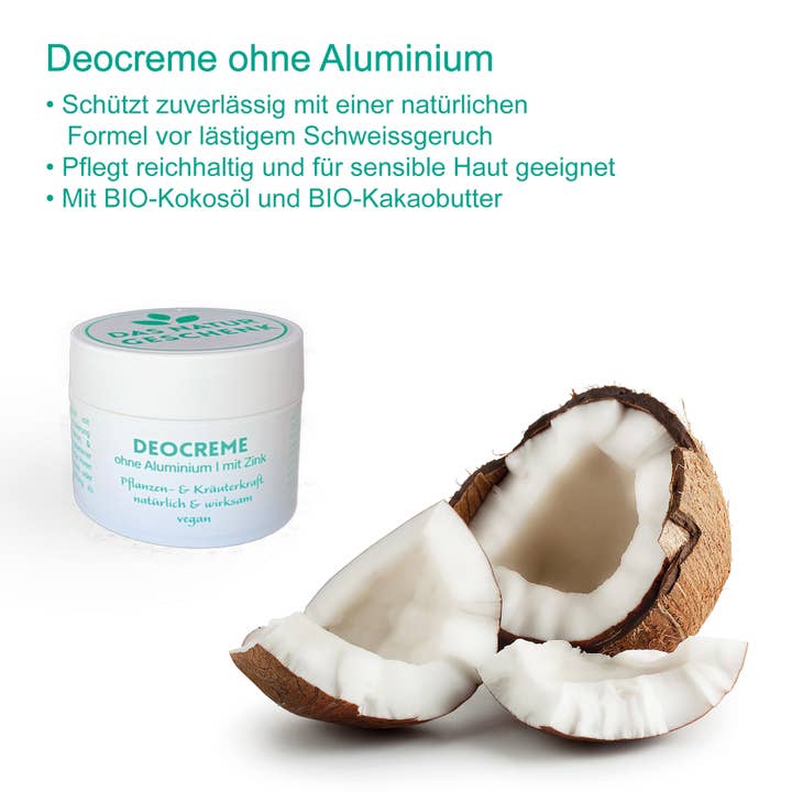 Deodorant cream - without aluminum - 30ml for wholesale by DAS NATURGESCHENK