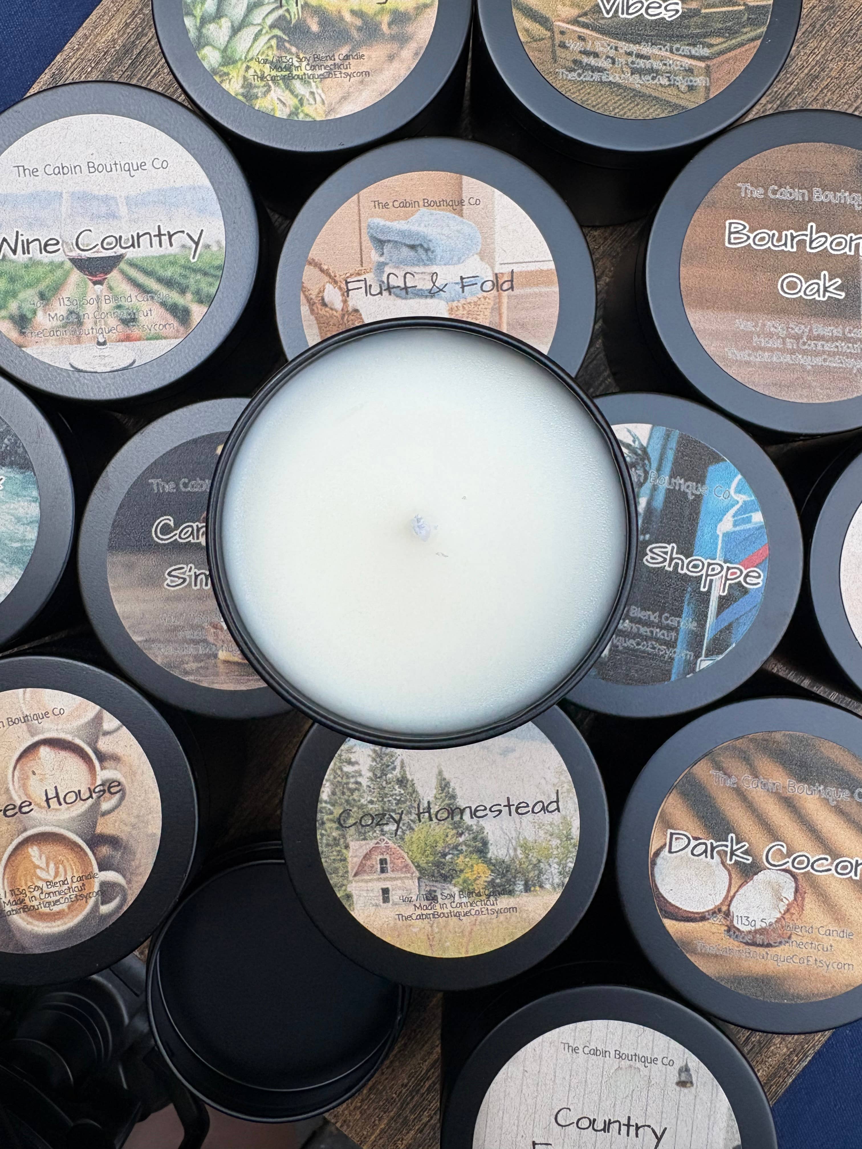 The Cabin Boutique Co - Wholesale Jar/Filled Candle - Cozy Homestead Candle - Apple - Clove _ Amber3