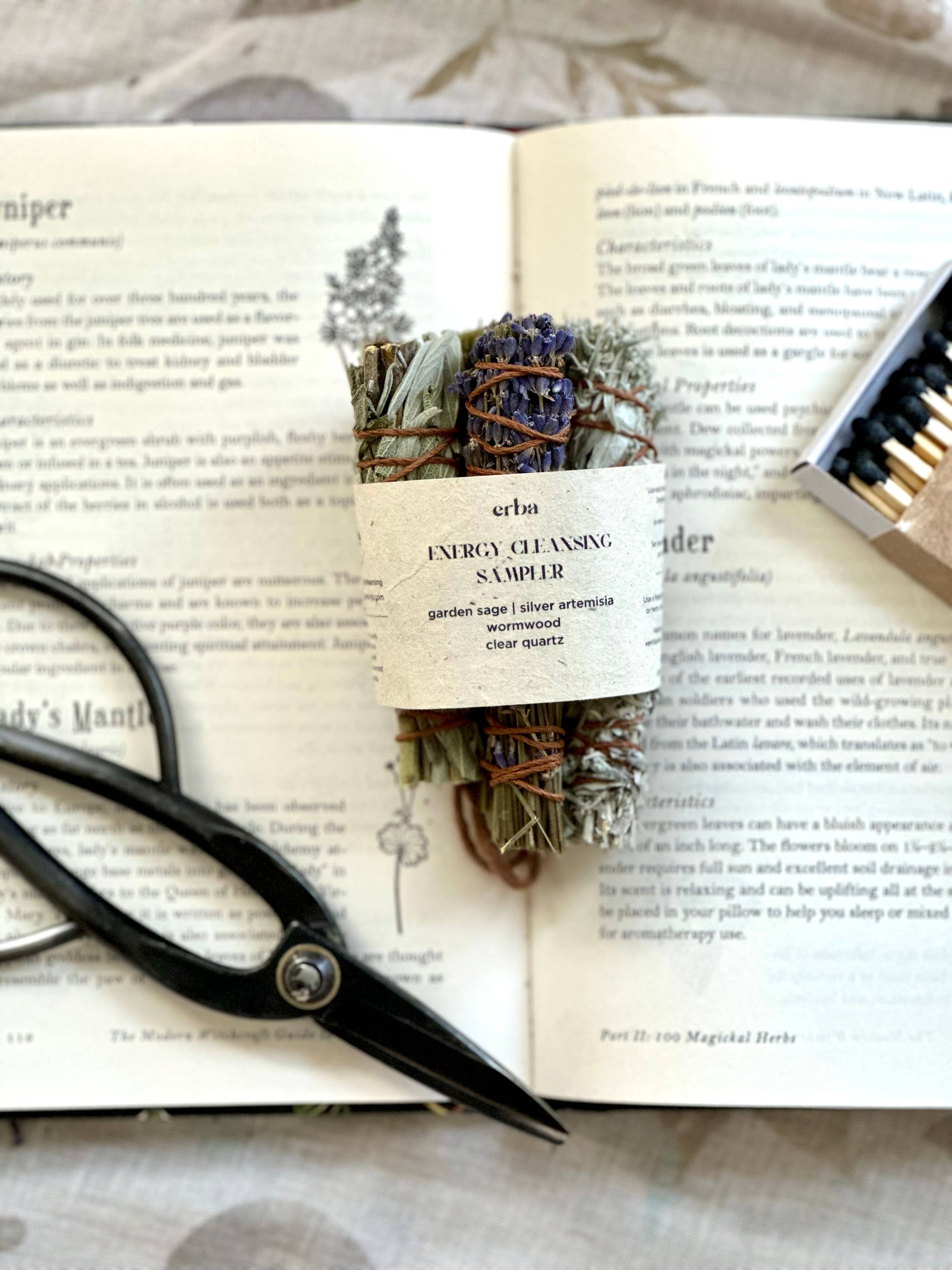 erba - Wholesale Sage Bundle - Energy Cleansing Sampler Set4