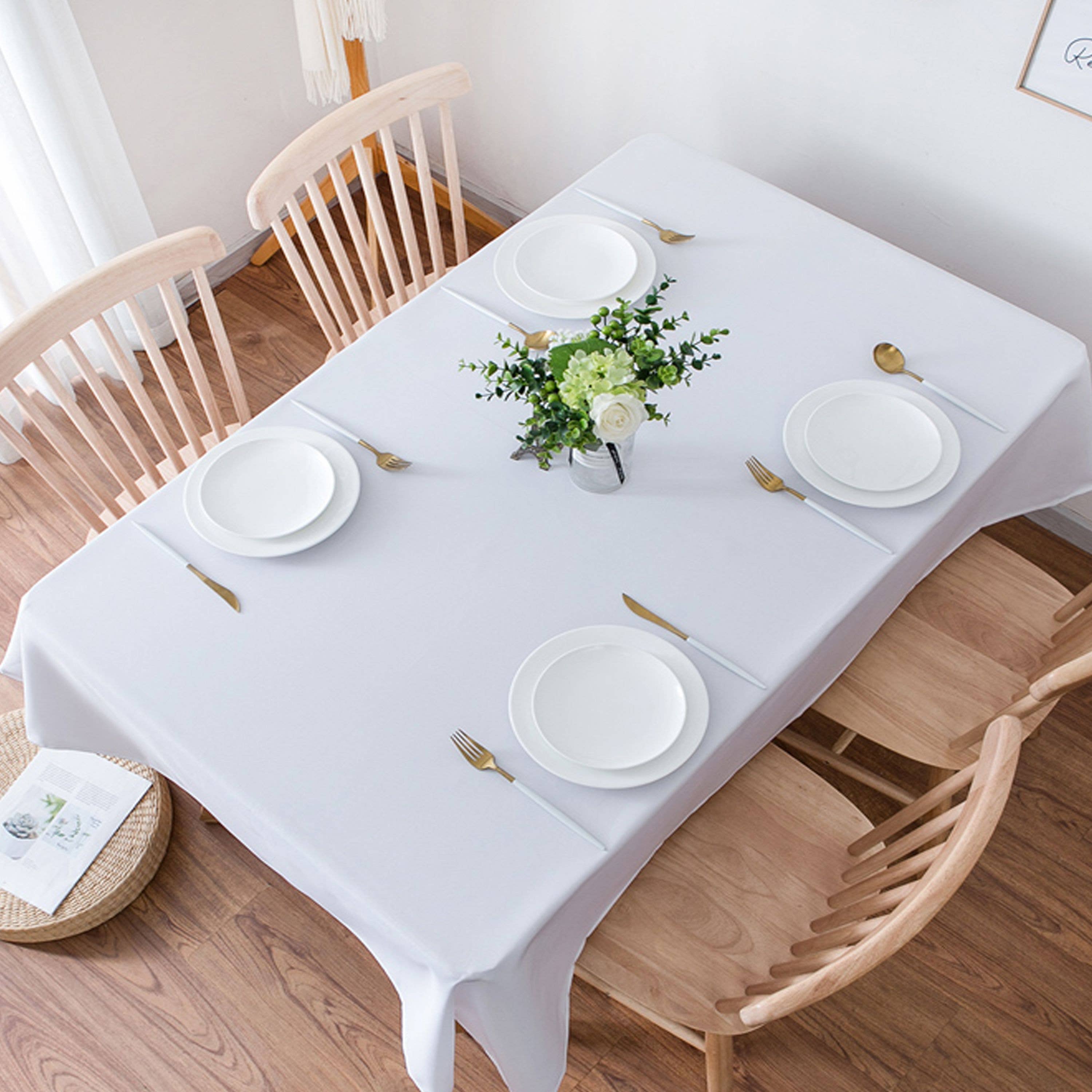 WHITE Hotel Tablecloth for wholesale on Faire1