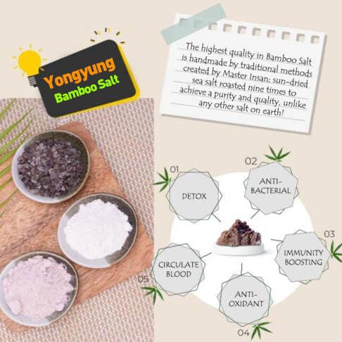 KPurity - Wholesale Salt - Artisan Yongyung Purple Bamboo Salt 240g (Powder)3