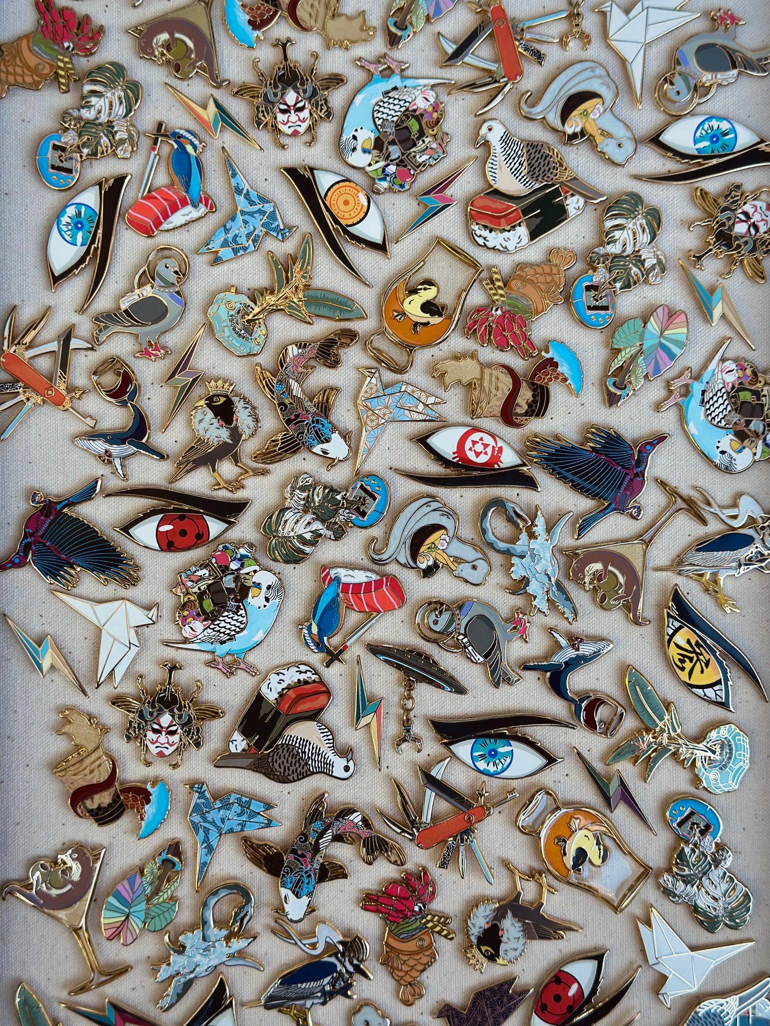 The High-End Collective - Wholesale Lapel Pin/Button - Tattoo Koi Enamel Pin2