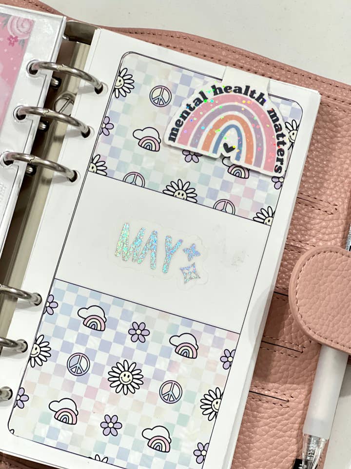 Sparkly Mental Health Matters Magnetisk bogmærke for engroshandel hos Sparkly Paper Co