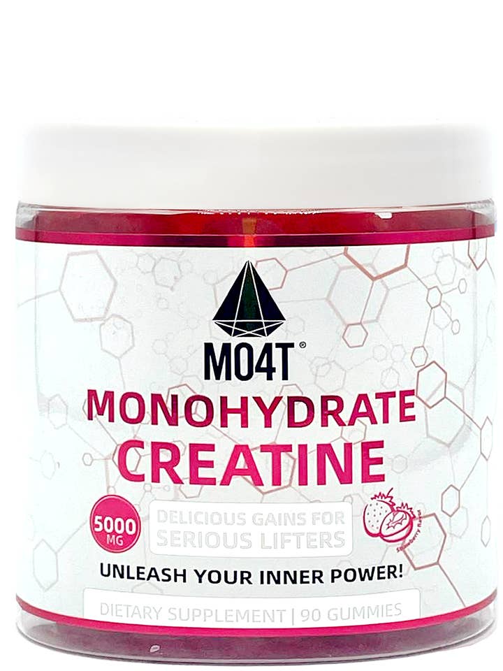 Creatine Monohydrate Gummies (Strawberry Flavor) for wholesale by MO4T