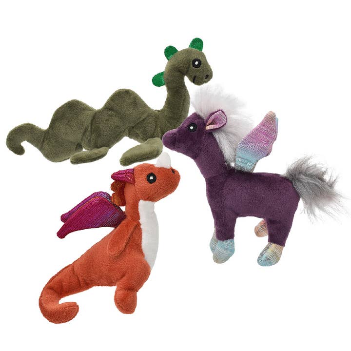 King Wholesale Pet Goods - Wholesale Pet Plush Toy - Dog - MULTIPET Pet Envy Mythical Creatures 8in