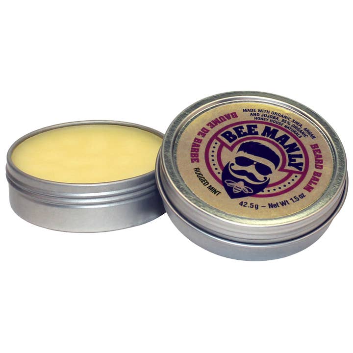 Honey House Naturals - Wholesale Beard Styling Product - Bee Manly Beard Balm - Individual - Organic9