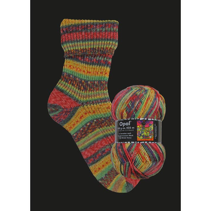SCHULANA - Wholesale Yarn - OPAL sock yarn after Hundertwasser 4-ply24