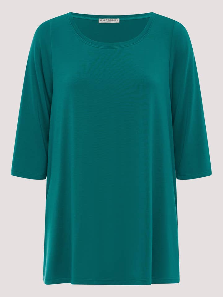 Bella Bodies Australia - Wholesale T-Shirt - Women's - BioLuxe™ Half Sleeve Swing T-Shirt12