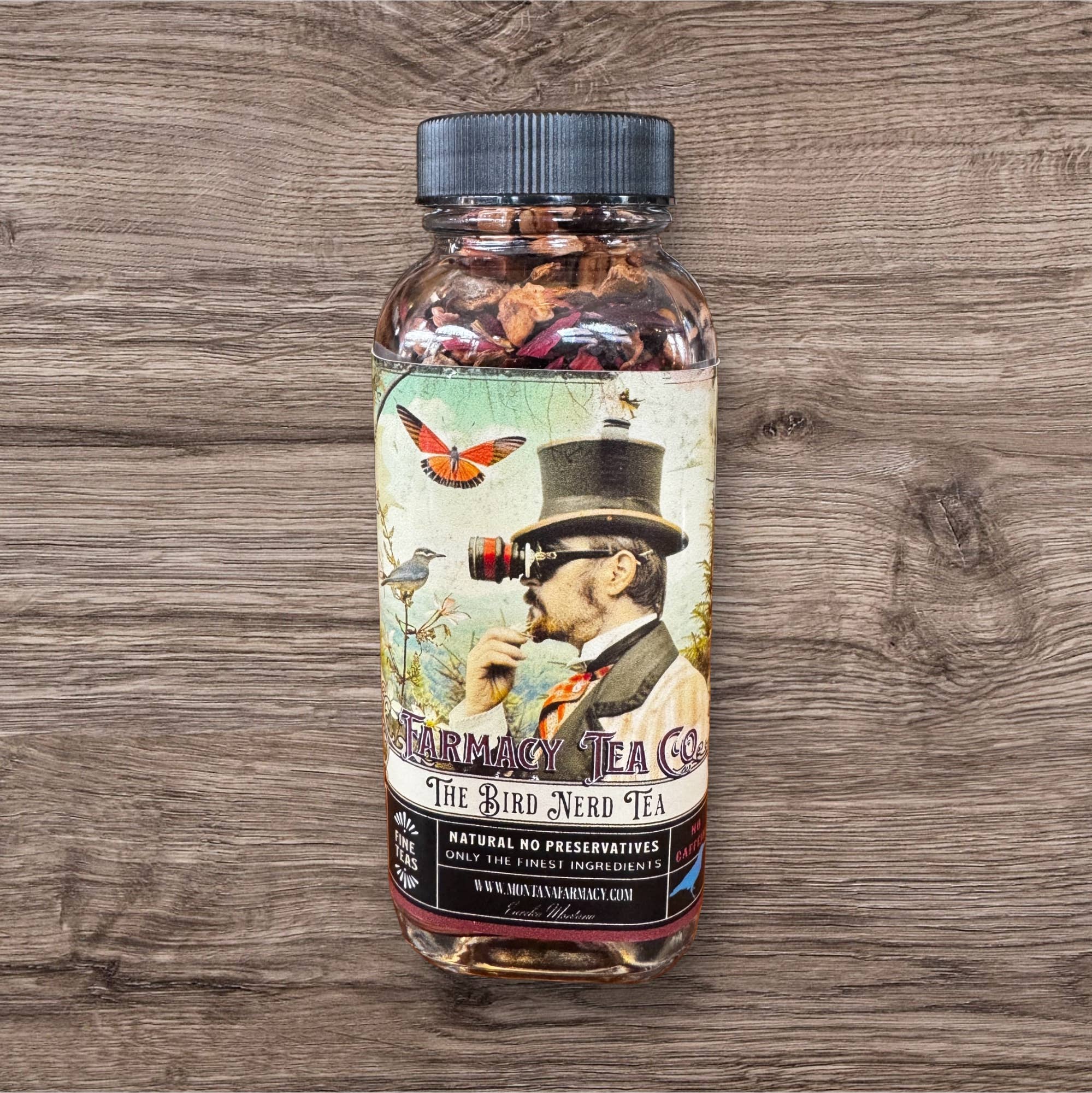 Montana Farmacy - Vendita all'ingrosso Tè sfusi - Nerd degli uccelli Birdwatching Tè All'aperto delizioso barattolo di vetro5
