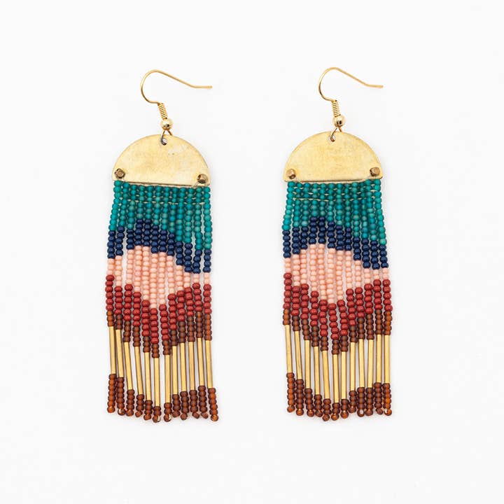 Altiplano - Wholesale Dangle Earrings - Half Moon Cascade Earrings2