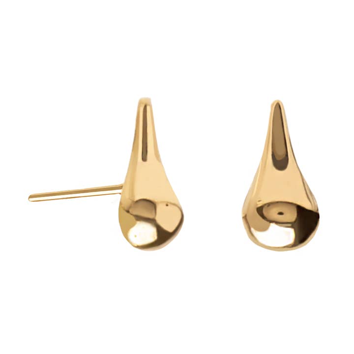 Olive 18k guld örhängen för wholesale av Indira Jewelry