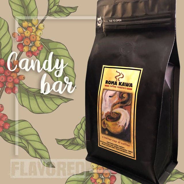 Roma Kawa Coffee Roasters – wholesale Kaffebönor – Candy Bar Smaksatt Kaffe