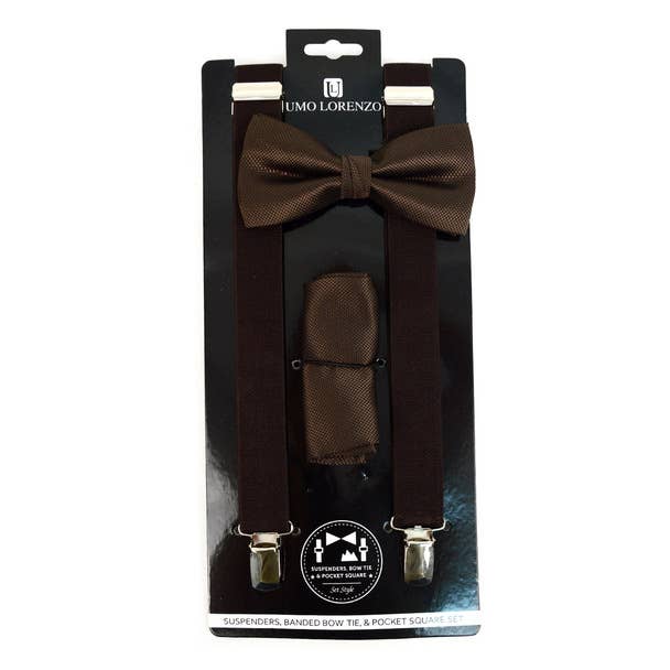 Selini New York - Wholesale Suspenders - Men's - Men's Solid Color Clip-on Suspenders1