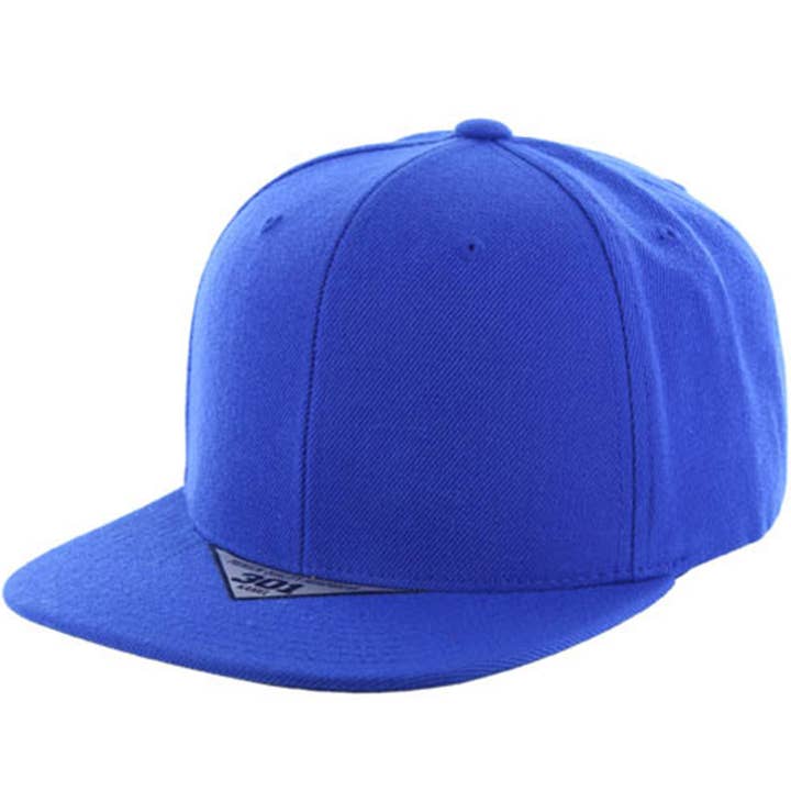 Zion Brand – Boné - Unissexo por atacado – BRANCO 6 PAINÉIS ACRÍLICO FLAT BILL SNAPBACK CAP5