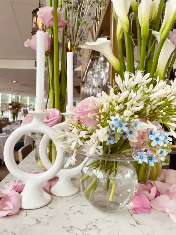 High crafty - Wholesale Candle Holder - 🕯 Tadelakt Candle Holder – White – Handmade Moroccan Cerami2