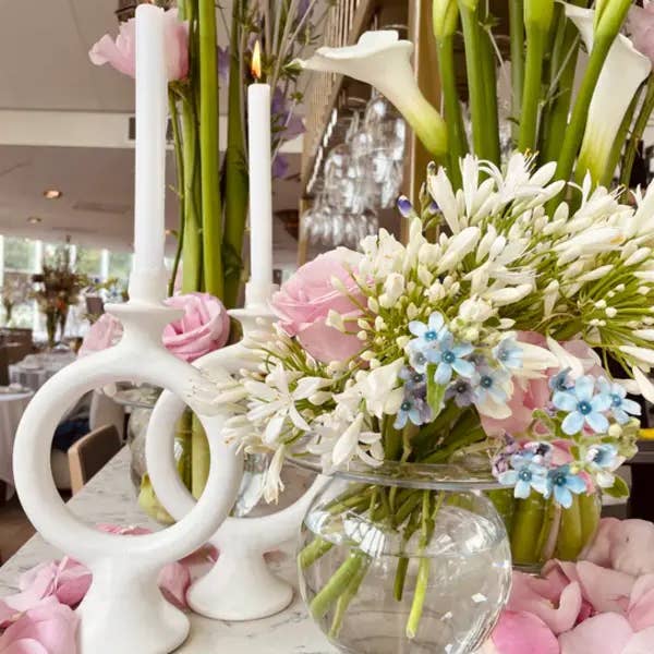 High crafty - Wholesale Candle Holder - π― Tadelakt Candle Holder β White β Handmade Moroccan Cerami2