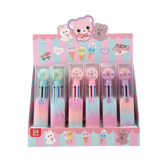 Penna assortite a tema dessert 24 pezzi/scatola per la vendita all'ingrosso da parte di Nima Accessories Inc